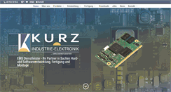 Desktop Screenshot of kurz-elektronik.de