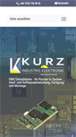 Mobile Screenshot of kurz-elektronik.de